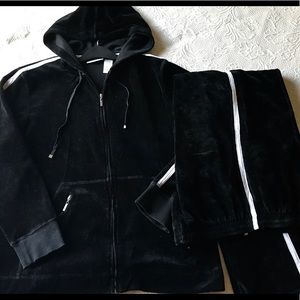 Liz Claiborne 2pc Velour Jog Set